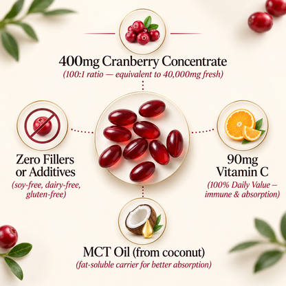 Cranberry Concentrate Softgels